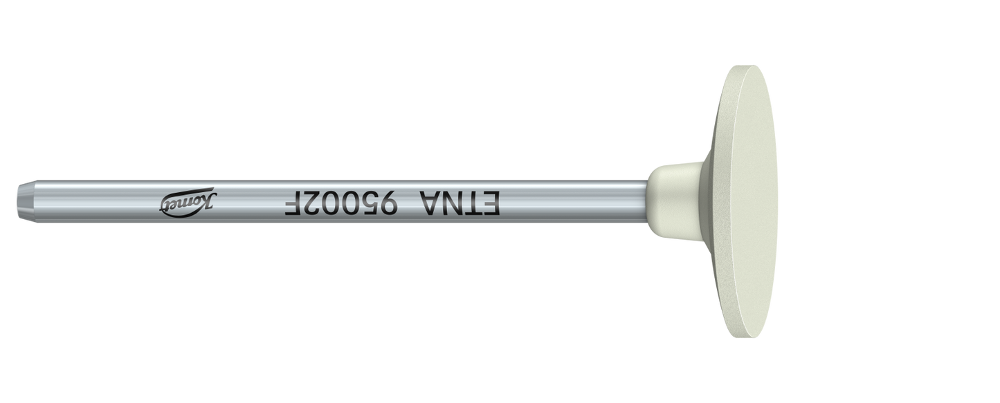 Dental zirconia polishers for smooth surface finish