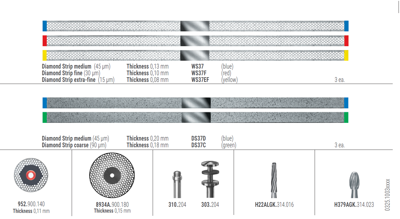 KB0119 - ORTHODONTIC IPR KIT