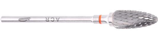 ACR acrylic bur with overcut tooth design for precision resin cutting, anti-clog, high-performance dental tool