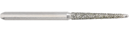857 tapered diamond dental bur with round end safety tip for crown and access cavity preparation