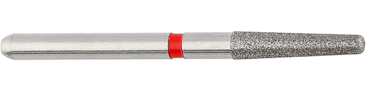 Tapered shoulder diamond bur with rounded internal angle