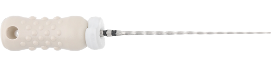 K broach stainless steel close-up