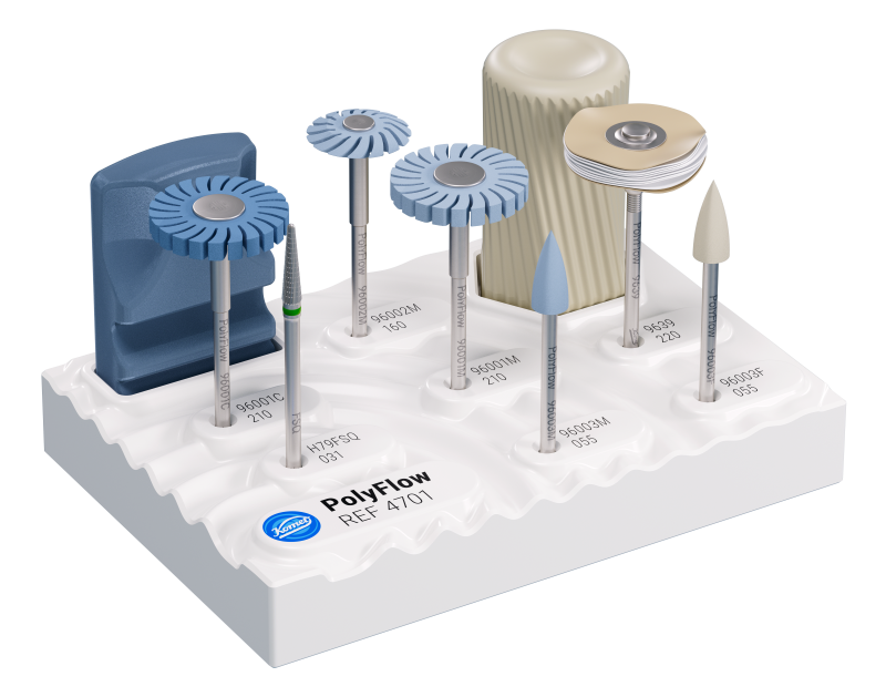 PolyFlow polishing kit for modern polymer materials