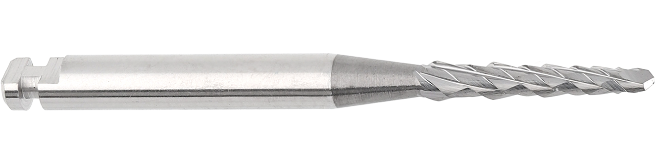 Tungsten carbide Lindemann bur for bone cutting