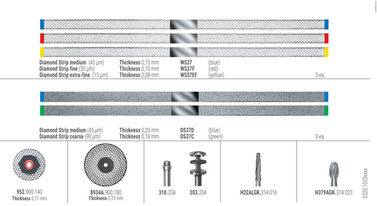KB0119 - ORTHODONTIC IPR KIT
